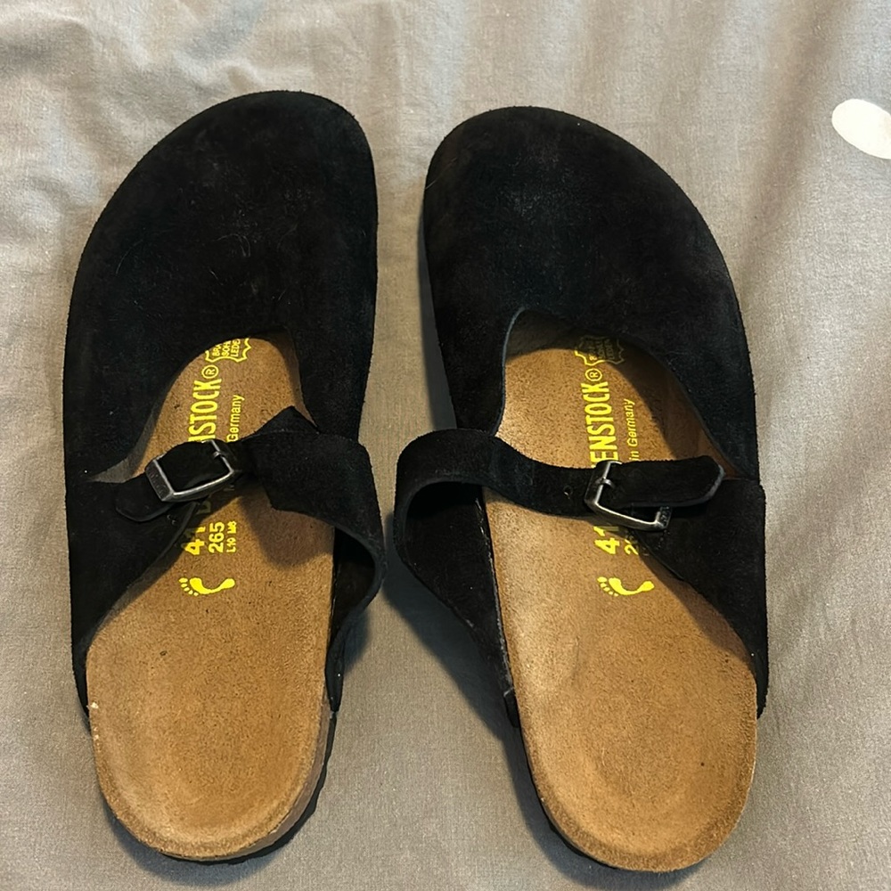 Unworn Birkenstock clog style shoe